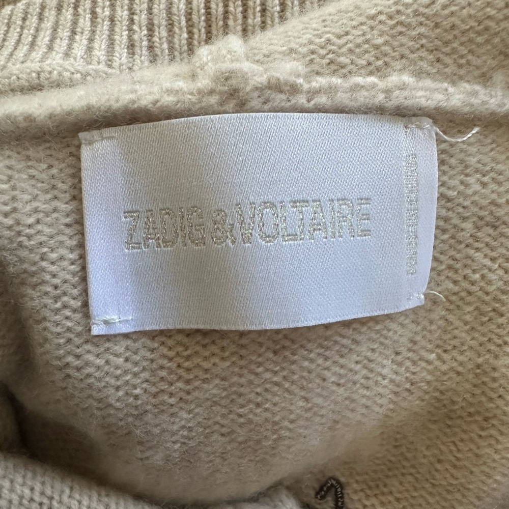Zadig & Voltaire Mina Hooded Cashmere Sweater - Picture 6 of 17
